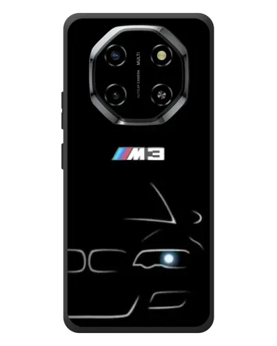 Чехол для Blackview Shark 6 с картинкой «Минималистичный принт BMW M3»