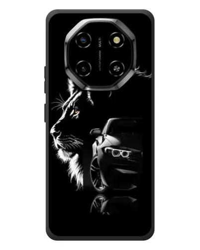 Чехол для Blackview Shark 6 с картинкой «BMW и лев»