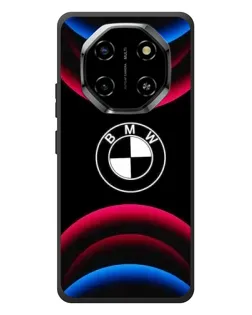 Чехол для Blackview Shark 6 с картинкой «Логотип BMW и неоновые дуги»