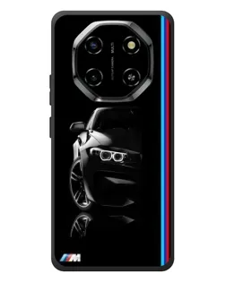 Чехол для Blackview Shark 6 с картинкой «Силуэт BMW в темноте»