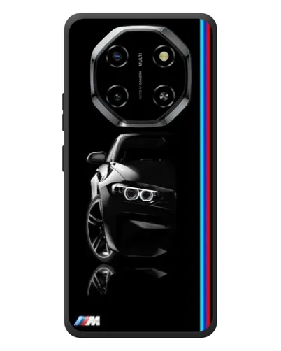 Чехол для Blackview Shark 6 с картинкой «Силуэт BMW в темноте»