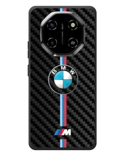 Чехол для Blackview Shark 6 с картинкой «Эмблема BMW и карбон»
