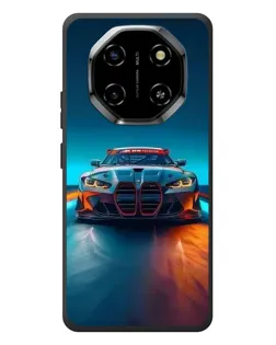 Чехол для Blackview Shark 6 с картинкой «BMW — огни неона»