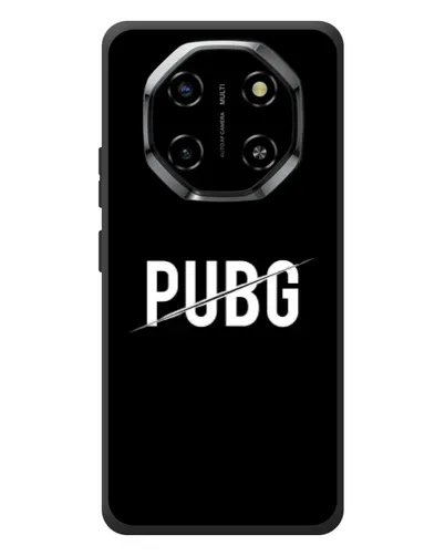 Чехол для Blackview Shark 6 с картинкой «PUBG — белый логотип»