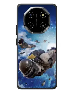 Чехол для Blackview Shark 6 с картинкой «Десант PUBG — прыжок»