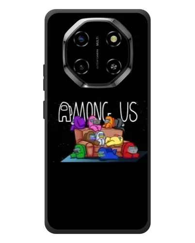 Чехол для Blackview Shark 6 с картинкой «Логотип Among Us»
