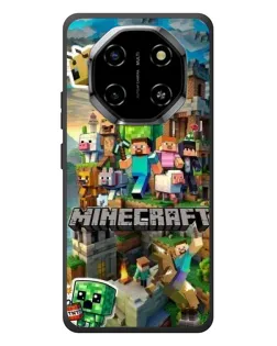 Чехол для Blackview Shark 6 с картинкой «Замок Minecraft»
