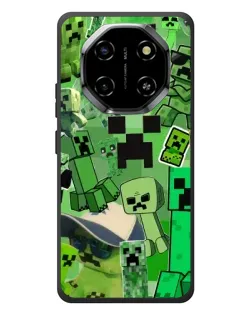 Чехол для Blackview Shark 6 с картинкой «Криперы Minecraft»
