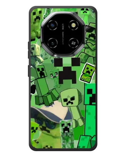 Чехол для Blackview Shark 6 с картинкой «Криперы Minecraft»