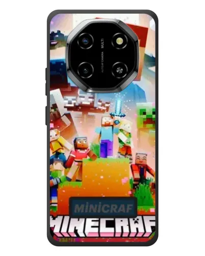 Чехол для Blackview Shark 6 с картинкой «Minecraft герои игры»