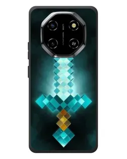 Чехол для Blackview Shark 6 с картинкой «Алмазный меч неон»