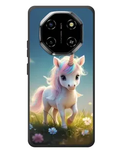 Чехол для Blackview Shark 6 с картинкой «Единорог на поляне»