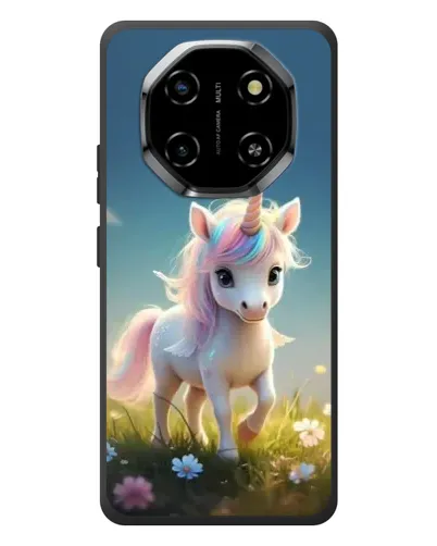 Чехол для Blackview Shark 6 с картинкой «Единорог на поляне»