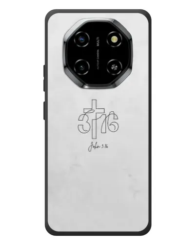 Чехол для Blackview Shark 6 с картинкой «Иоанна 3:16 Крест»
