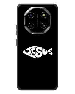 Чехол для Blackview Shark 6 с картинкой «Рыба Jesus»