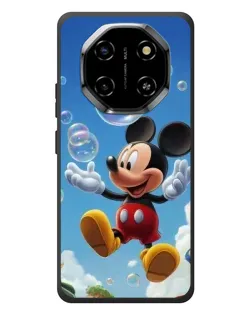 Чехол для Blackview Shark 6 с картинкой «Mickey и мыльные пузыри»