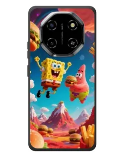 Чехол для Blackview Shark 6 с картинкой «Космический фастфуд»