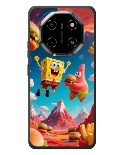 Чехол для Blackview Shark 6 с картинкой «Космический фастфуд»