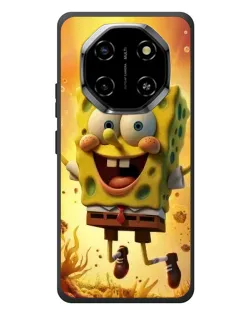 Чехол для Blackview Shark 6 с картинкой «Губка Боб прыгает»