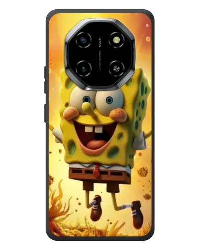 Чехол для Blackview Shark 6 с картинкой «Губка Боб прыгает»