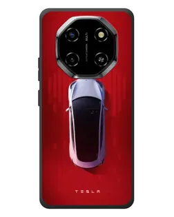 Чехол для Blackview Shark 6 с картинкой «Tesla Top View»