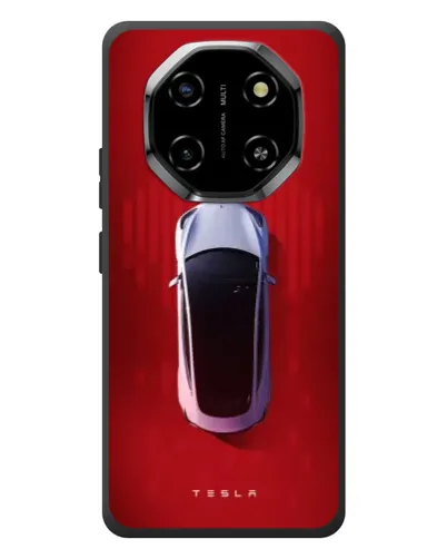 Чехол для Blackview Shark 6 с картинкой «Tesla Top View»