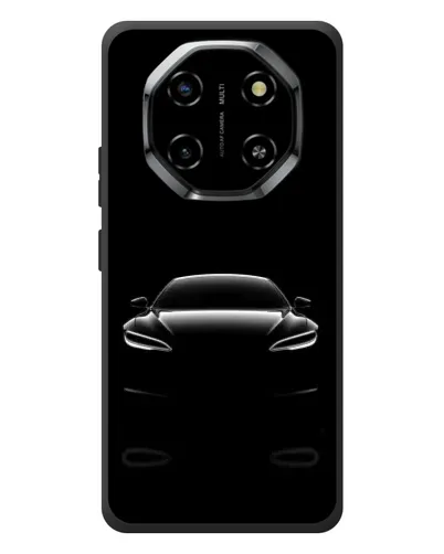 Чехол для Blackview Shark 6 с картинкой «Силуэт Tesla Night»