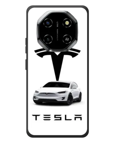 Чехол для Blackview Shark 6 с картинкой «Tesla White Style»