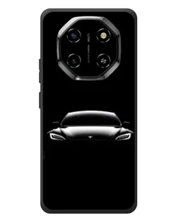 Чехол для Blackview Shark 6 с картинкой «Фары Tesla Night»