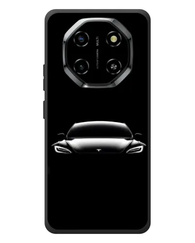 Чехол для Blackview Shark 6 с картинкой «Фары Tesla Night»