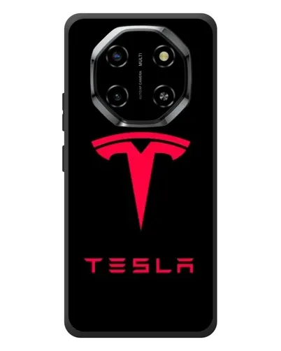 Чехол для Blackview Shark 6 с картинкой «Tesla Red Logo»