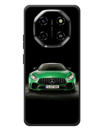 Чехол для Blackview Shark 6 с картинкой «Mercedes — неоновый лого»