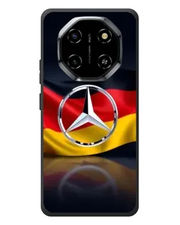 Чехол для Blackview Shark 6 с картинкой «Mercedes — флаг Германии»