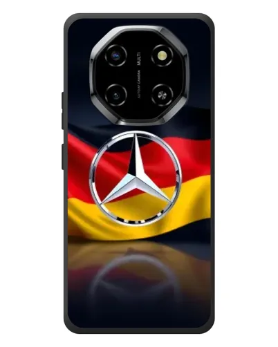 Чехол для Blackview Shark 6 с картинкой «Mercedes — флаг Германии»