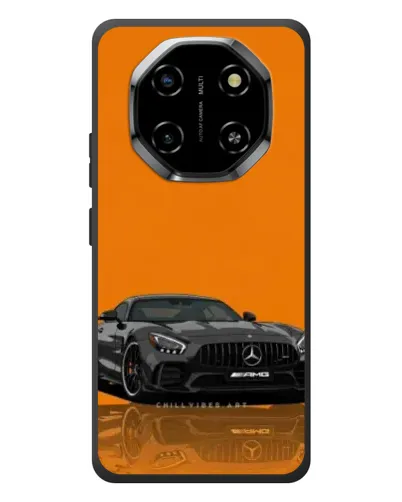 Чехол для Blackview Shark 6 с картинкой «Оранжевый Mercedes AMG»