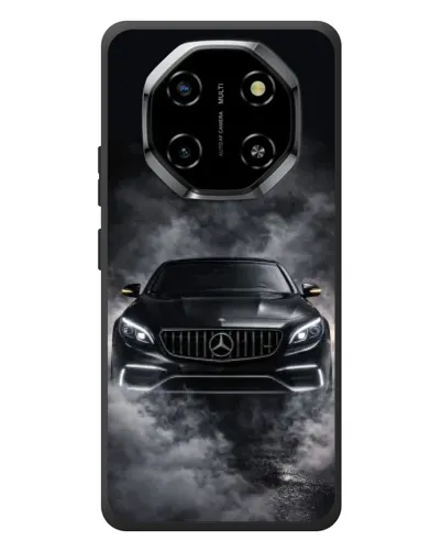 Чехол для Blackview Shark 6 с картинкой «Mercedes в дыму»
