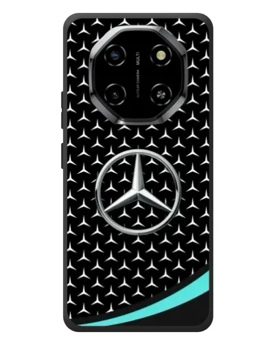 Чехол для Blackview Shark 6 с картинкой «Mercedes — бирюзовый акцент»