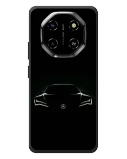 Чехол для Blackview Shark 6 с картинкой «Mercedes — силуэт авто»