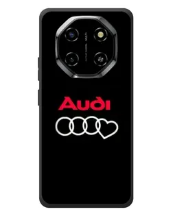 Чехол для Blackview Shark 6 с картинкой «Логотип Audi Heart»