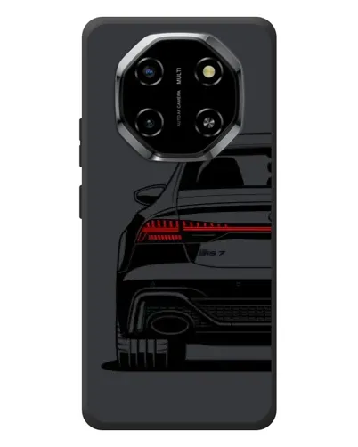 Чехол для Blackview Shark 6 с картинкой «Задняя часть Audi — арт»