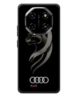 Чехол для Blackview Shark 6 с картинкой «Графика — пантера и Audi»