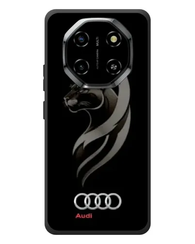 Чехол для Blackview Shark 6 с картинкой «Графика — пантера и Audi»