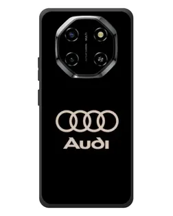 Чехол для Blackview Shark 6 с картинкой «Audi — золотой логотип»