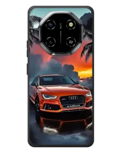 Чехол для Blackview Shark 6 с картинкой «Audi — закат»