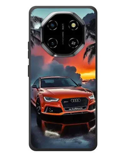 Чехол для Blackview Shark 6 с картинкой «Audi — закат»