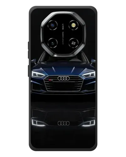 Чехол для Blackview Shark 6 с картинкой «Audi — ночное отражение»