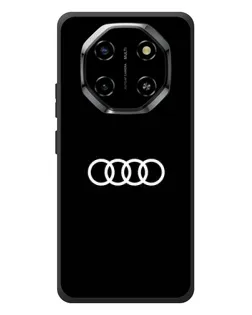 Чехол для Blackview Shark 6 с картинкой «Audi White Logo»