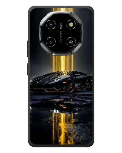Чехол для Blackview Shark 6 с картинкой «Ночной Lamborghini драйв»