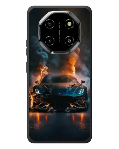 Чехол для Blackview Shark 6 с картинкой «Lamborghini дымная эстетика»