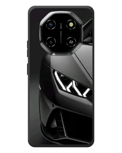 Чехол для Blackview Shark 6 с картинкой «Lamborghini фары детализация»